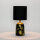 Tischlampe Schwarz Gold Wohnzimmer Nachttisch EAWAN