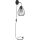Wandlampe mit Stecker Schwarz &Oslash;18cm Gitter Schirm