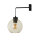 Wandleuchte KALETE Bernsteinfarben Flur Lampe E27