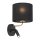 LED Wandlampe mit Leselicht in Schwarz Lampe PASA