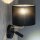 LED Wandlampe mit Leselicht in Schwarz Lampe PASA