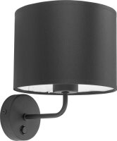 Wandlampe mit Schalter in Schwarz Sofa Bett