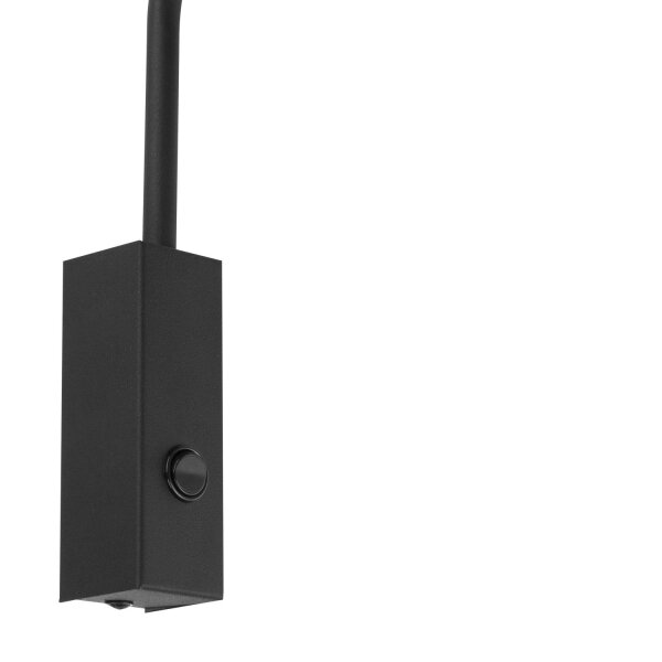 Wandleuchte SARE in Schwarz Gold Wohnzimmer Lampe