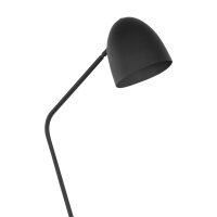 Stehlampe Schwarz 146cm Büro Sofa Lampe SARE