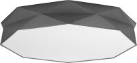 Deckenleuchte Schwarz Stoff Prima Wohnzimmer Lampe