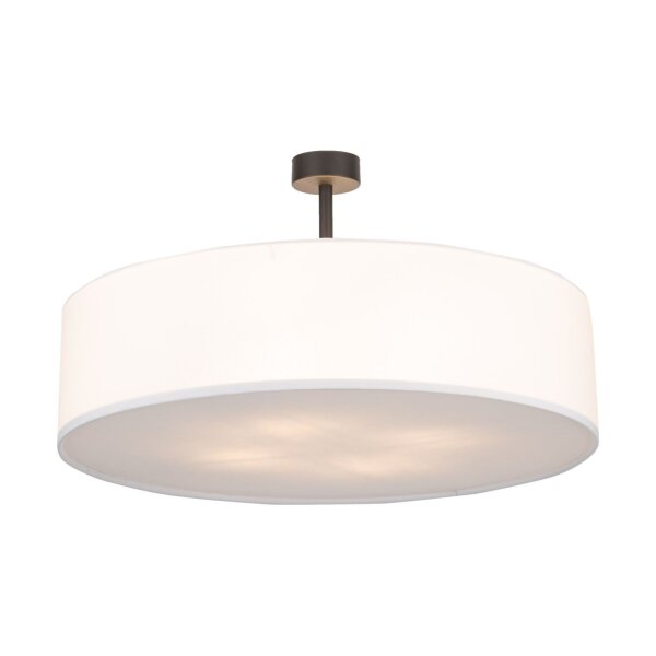 Deckenleuchte Weiß Chrom Ø60cm Wohnzimmer Lampe