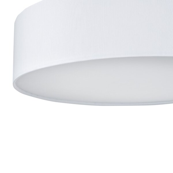 Deckenleuchte Weiß Chrom Ø60cm Wohnzimmer Lampe
