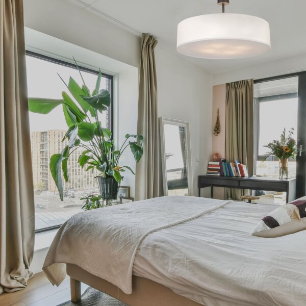 Deckenleuchte Weiß Chrom Ø60cm Wohnzimmer Lampe