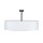 Deckenleuchte Weiß Chrom Ø60cm Wohnzimmer Lampe