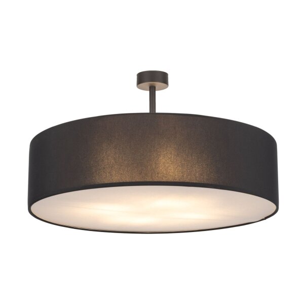 Deckenlampe Schwarz Chrom Ø60cm Wohnzimmer Leuchte