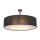 Deckenlampe Schwarz Chrom Ø60cm Wohnzimmer Leuchte