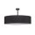 Deckenlampe Schwarz Chrom Ø60cm Wohnzimmer Leuchte