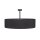 Deckenlampe Schwarz Chrom Ø60cm Wohnzimmer Leuchte