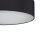 Deckenlampe Schwarz Chrom Ø60cm Wohnzimmer Leuchte