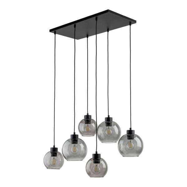 Pendelleuchte Graphit KALETE 6xE27 Esstisch Lampe