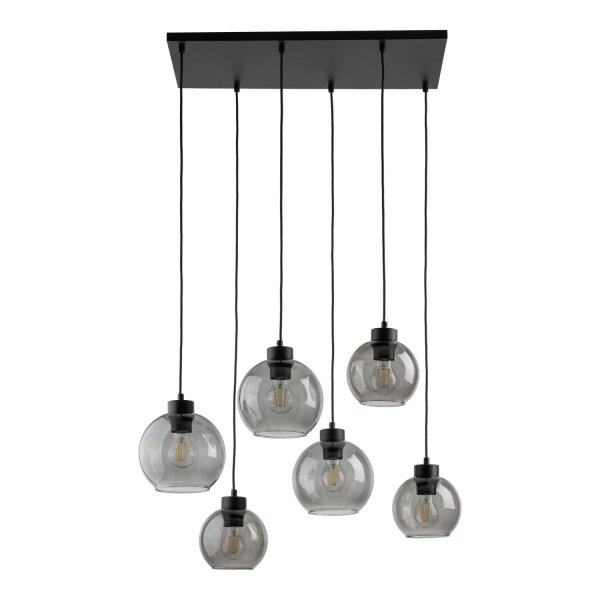 Pendelleuchte Graphit KALETE 6xE27 Esstisch Lampe