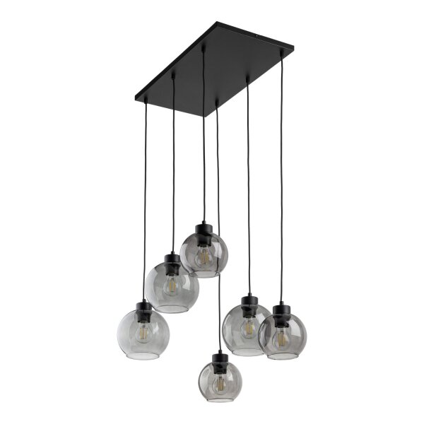 Pendelleuchte Graphit KALETE 6xE27 Esstisch Lampe