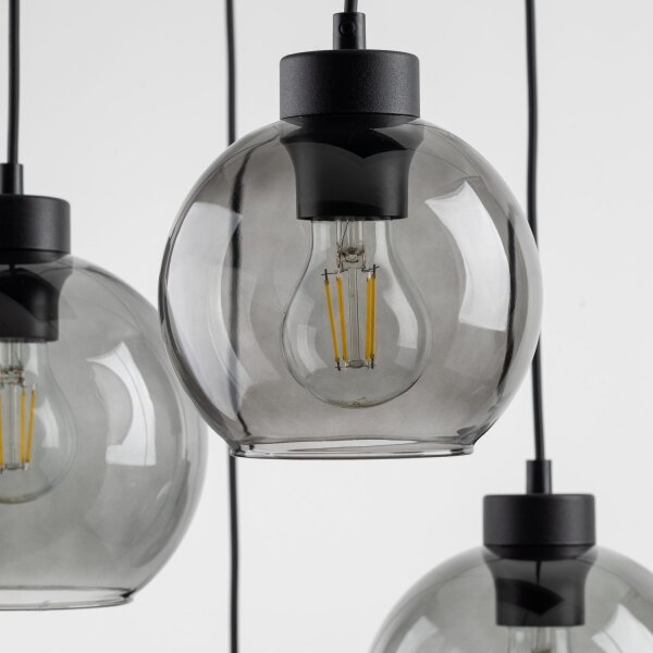 Pendelleuchte Graphit KALETE 6xE27 Esstisch Lampe