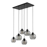 Pendelleuchte Graphit KALETE 6xE27 Esstisch Lampe
