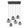 Pendelleuchte Graphit KALETE 6xE27 Esstisch Lampe