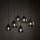Pendelleuchte Graphit KALETE 6xE27 Esstisch Lampe