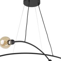 Pendelleuchte NOKO Schwarz Retro Esstisch Lampe