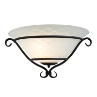 Wandlampe AUSTEN Landhaus Metall Glas Leuchte Flur