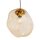 Pendelleuchte Glas Schirm in Bernstein Gold E27 Esstisch
