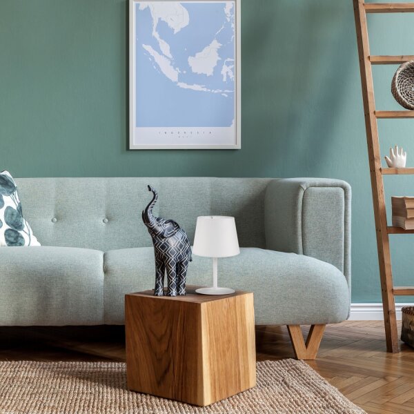 Tischleuchte Maja Weiß Modern