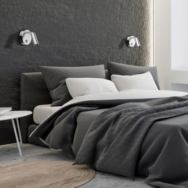 LED Wandlampe mit Schalter verstellbar Leselicht