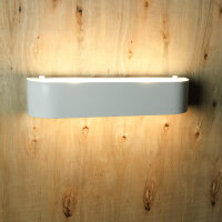 Moderne LED Wandleuchte Weiß