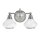 LED Badezimmerleuchte IP44 in Chrom Wei&szlig; blendarm