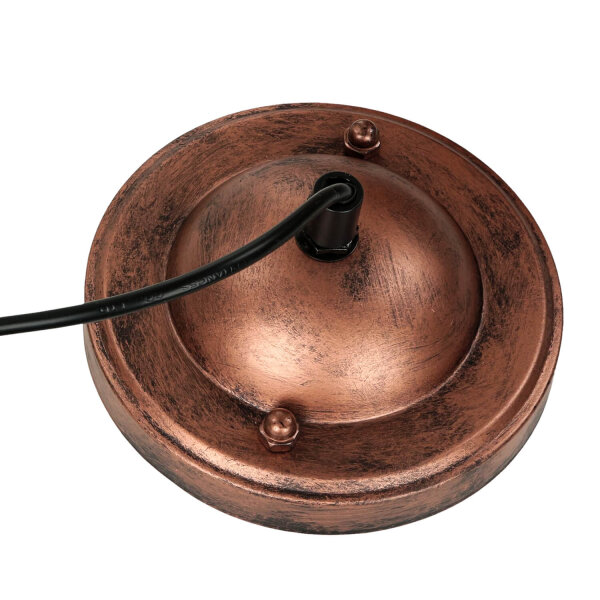 Moderne Pendelleuchte FISHERMAN in Kupfer Antik