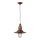 Moderne Pendelleuchte FISHERMAN in Kupfer Antik
