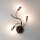 LED Wandlampe GORI Rostbraun Floral Modern