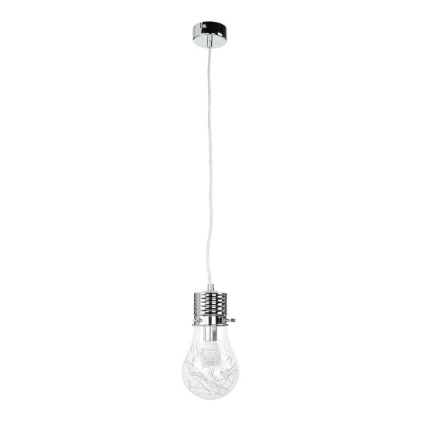 Hängelampe Glas Metall Glühbirnen-Design dekorativ E14