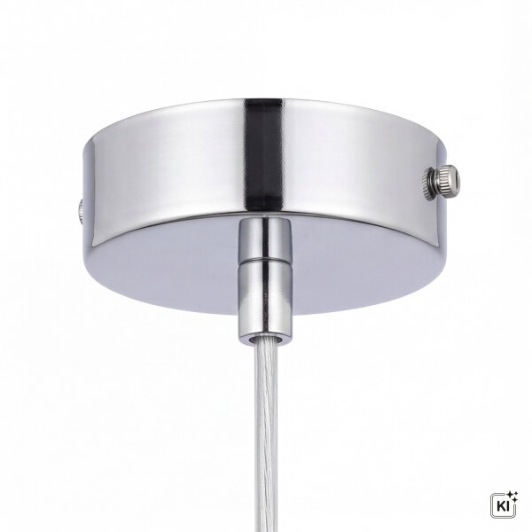 Pendelleuchte Metall Glas Kugel Ø29cm E27 stilvoll