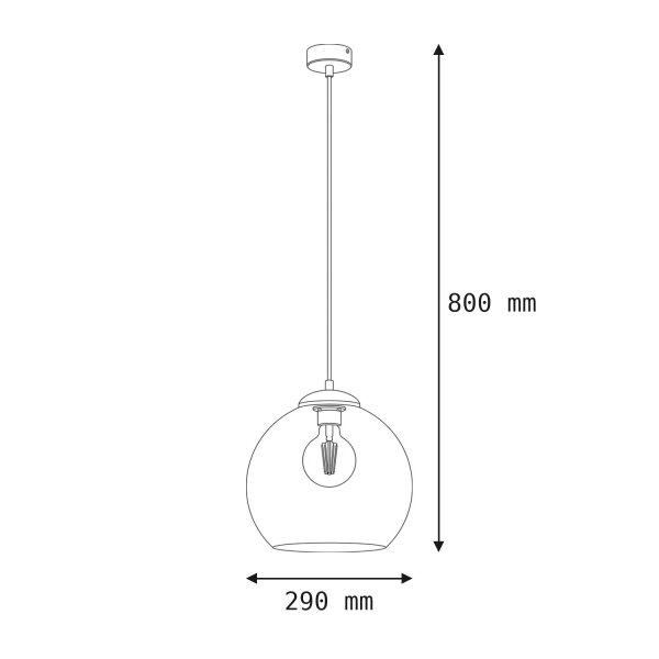 Hängelampe Metall in Messing Glas E27 stilvoll