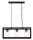 Loft Pendelleuchte Metall Glas 3-flammig stilvoll