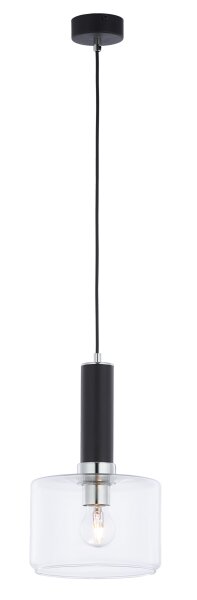 Moderne Hängelampe Metall Glas E27 schlicht JENNA