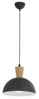 Retro Pendelleuchte Metall &Oslash;31cm rund E27 wohnlich
