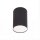 Schmaler Deckenspot rund Modern Metall Ø13cm E27 Schwarz