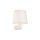 Weiße Wandlampe mit Schalter Stoffschirm E27 Modern