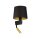 Wandleuchte mit Schalter Lesearm Schwarz Gold Modern