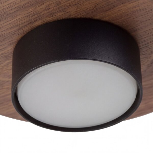 Verstellbare Wandlampe Metall Holz H:38cm groß GX53