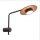 Verstellbare Wandlampe Metall Holz H:38cm groß GX53
