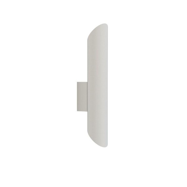 Elegante Wandleuchte Weiß H:33cm schmal 2x GU10