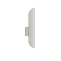 Elegante Wandleuchte Wei&szlig; H:33cm schmal 2x GU10
