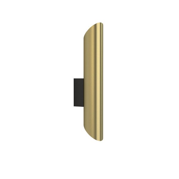 Wandleuchte innen Messing Metall H:33cm 2x GU10 Up Down