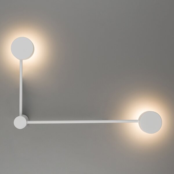 Weiße Wandlampe ONORA Metall indirektes Licht 2x GX53